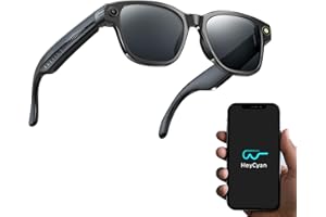 TULILUT AI Smart Glasses with 8MP Camera Powered by ChatGPT , No WiFi Required Color-Change Sunglasses, Bluetooth Sunglasses with Translation, Voice Assistant, Open Ear Music & Calls, Dual Mic Noise Reduction