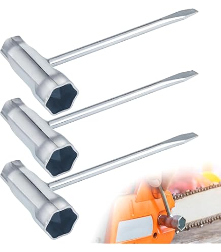 GZYYANG 3 Pièces Clés à Bougie 13 Mm X 19 Mm, Clé Pour Tronçonneuse, Clé En T, Cle A Bougie Pour Tronçonneuses, Débroussailleuses Et Tondeuses à Gazon