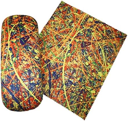 Kit Glasses Case and Cleaning Cloth: Jackson Pollock, Jump In