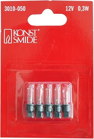 Konstsmide 1019-000 Ersatzbirne Für Sterne – 230V, 15W, E14 Gewinde, Klar