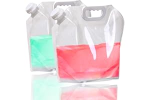 LUCYLANKER Borsa per Acqua Potabile Pieghevole da Esterno, Contenitore per Acqua Potabile da 8 Litri di Grande Capacità, Senza BPA, Adatta per Esterni, Barbecue, Picnic e Campeggio