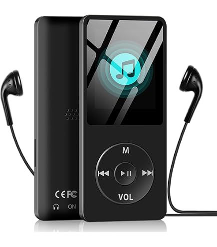 MP3-Player Mit 16GB Speicher – Ultradünn, Mit Lautsprecher, Radio, E-Book Reader & Recorder