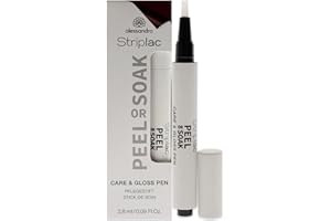 ‎ALESSANDRO alessandro Striplac Peel Or Soak Care & Gloss Finish - Pflegestift für Pflege / Glanz auf Reisen und Unterwegs, 2,8 ml