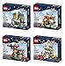 Produktbild LEGO Exclusive 2014 Bricktober Set of Four - Theater (40180), Pizza Place (40181), Fire Station (40182), Town Hall (40183) by LEGO