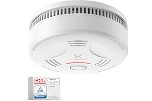 X-Sense Rauchmelder 10 Jahre Batterie, Feuermelder TÜV Rheinland Zertifiziert, Rauchwarnmelder mit Stummschaltung und Selbsttest Funktion, SD11, 1er Set