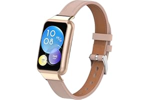 SenMore Pasek kompatybilny ze skórzanymi paskami Huawei Watch Fit 2, męski damski pasek do zegarka Huawei Watch Fit 2 Active/Huawei Watch Fit 2 Elegant/Huawei Watch Fit 2 Smartwatch akcesoria