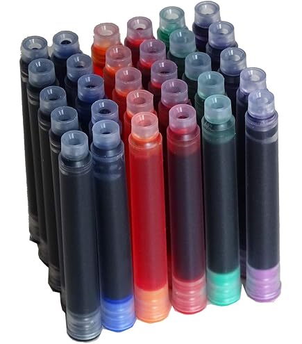 Lot De 30 Recharges D'encre Bleues Pour Stylos Plume JINHAO Et Baoer - Cartouches Standard De 52 Mm - 6