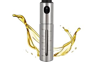 JIMENA Y SUS COSAS Pulverizador Aceite. Spray Aceite Cocina. Dispensador de aceitera antigoteo. Spray en Botella de Cristal Dosificador de Aceite Oliva. Vaporizador de Aceite y Vinagre para Cocinar de 100 ml.
