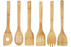 Biluer 6 PCS Mestoli Cucina in Legno (6)