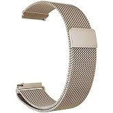CONSTRAIN - Huawei ile uyumlu Watch GT 6/5/4 41mm -GT 5 Pro 42mm &Uuml;niversal Akıllı Saat 18mm Kordon Milano Loop Metal Kordon -