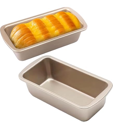 Lot De 6 Mini Moules à Cake Anti-Adhésifs - 10x6,5 Cm - Pour Muffins, Pains - Lave-Vaisselle