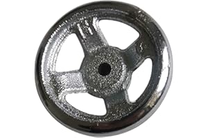 KATSU TOOLS KATSU Volant en Fonte 3", Volant de Manoeuvre Fonte pour Machine de Tour CNC Fraisages Soudure Contre-pointe Pièces de Rechange et Machine à Bois