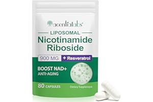 VALAVIE NAD Supplement NAD Nicotinamide Riboside 900mg Boost NAD+ Support Cellular Energy & Anti-Aging Vegan Safe, Non-GMO (80PCS)