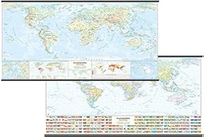 BELLETTI Carta Geografica Mondo Fisico/Politica