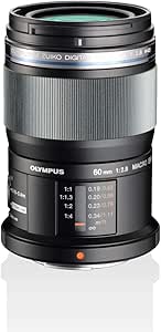 Olympus V312010BW001 M.Zuiko Digital ED 60 mm F2.8 Lens, Standard Zoom, Suitable for All MFT Cameras ( OM-D &amp; PEN Models, Panasonic G-Series), Black