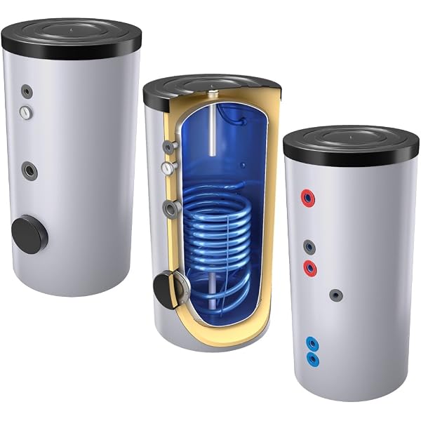 300 L Enamelled Solar Cylinders Hot Water Tank/Water Storage Energy  Efficiency Class B with One Heat Exchanger Includes Insulation, Magnesium  Anoden and Thermometer : Amazon.de: DIY u0026 Tools