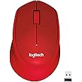 Logitech M330 SILENT PLUS Mouse Wireless, 2,4 GHz con Ricevitore USB Nano, Tracciamento Ottico 1000 DPI, Durata Batteria di 2