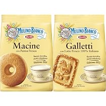 Mulino Bianco Biscotti Frollini Macine con Panna Fresca, Colazione ...
