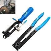 CCLIFE 2 Piece Pliers Set for Oetiker Clamps Pliers Shaft Pliers Clamp