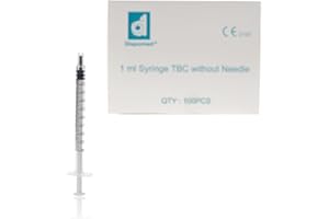 DISPOMED Einweg-Feindosierspritzen 1 ml mit Spardorn 3-teilig ohne Kanüle 100 Stück einzeln steril verpackt