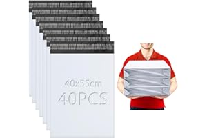 XRXYMQ 15.75 x 21.65 in(40x55 cm) Pochette Envoie Colis Vinted 40 Pièces Emballage Colis Vinted Enveloppe Plastique ExpeditionSac Sac Envoie pour Envoyer des Vêtements et des Livres