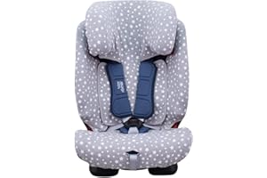 JYOKO KIDS Coperchio compatibile con Romer Advansafix IV M (WHITE STAR)