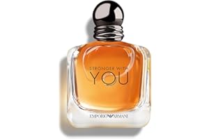 Emporio Armani Stronger With You Eau de Toilette, Armani Beauty für Herren, Warm-würziger Duft mit Noten von Kastanie, Lavendel, zartem Salbei und Vanille, 100ml