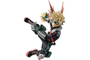 Banpresto BP17617 MY HERO ACADEMIA - Katsuki Bakugo - Figurine Amazing Heroes, Black, 12cm