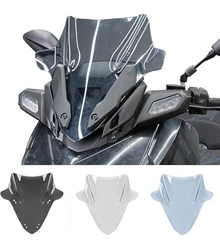 Pare-Brise / Déflecteur D'Air Pour Yamaha Tricity 300 - Protection Contre Vent Et Débris - Améliore Confort Et Sécurité