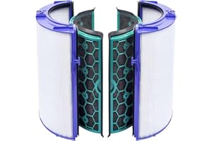 KEEPOW Filtre pour Dyson Pure Cool Link HP04 TP04 DP04 HP05 TP05 Pure Hot Cool Purificateur Air Accessoires 360° Filtre Système