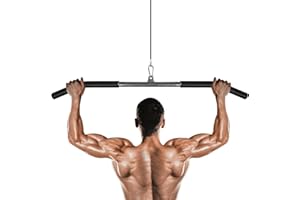 Lyndwin Barre Tirage Musculation, Barre de Tirage Dos, Arrière Levier de Tension Épaule Tirant Tige Barre Tirage Dos Musculation Accessoire Tirage Musculation