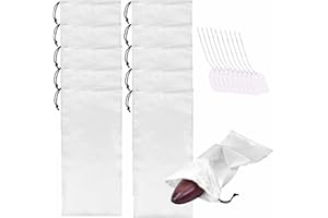 GONGKANGYUAN 10er Schuhbeutel, Seide Schuhtasche Staubdicht Schuhsack mit Zugband, Travel Aufbewahrungsbeutel Organizer für Zuhause Reisen Schutz und Lagerung von Schuhen
