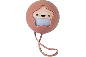 Pabobo Veilleuse portable nomade & rechargeable Little Moon - Longue autonomie 45 nuits - petite et légère dès la naissance. Terracotta