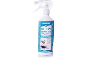 karlsten Chew Deterrent Prevention Training Spray for home & Furniture Protection. Prevent Dogs & Cats from chewing your Home 500 ml spray