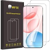 WFTE [2-Pack Screen Protector for Honor 400.9H Hardness, Fingerprint-Free, Bubble-Free, Tempered Glass Screen Protector Honor