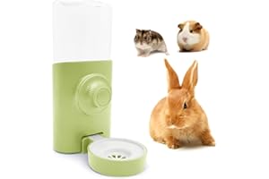 Xinlie 600ml Abbeveratoio Automatico a Gravità per Conigli - Distributore d'Acqua Sospeso per Ratti, Furetti, Chinchilla e Altri Piccoli Animali