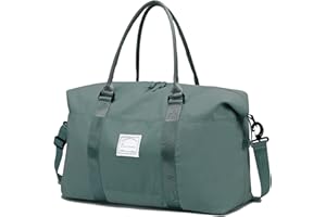 VMIKIV Sac de Sport Femme Bagage Cabine pour Easyjet Homme Sac de Voyage Léger avec Sac Humide Séparé Bagage à Main Grande Taille Sac Week-End Résistant à l'eau