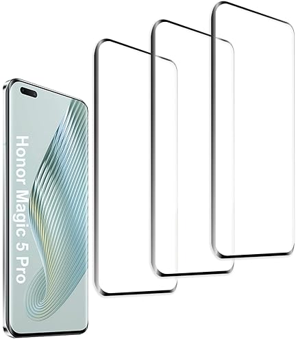 3 PEZZI VETRO Temperato per Honor Magic5 Pro,Pellicola
