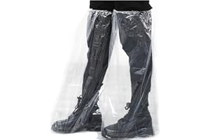 CYQACLSF 20 Couvre-Chaussures ImperméAbles Pour Homme Femme,Couvre-Chaussures Et Couvre-Bottes Jetables Pour Plancher,Couvre-Chaussures ImperméAbles Transparents Pour Temps Pluvieux,Couvre Chaussure