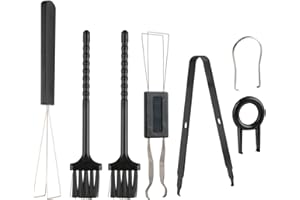 MEUKCEZ 7 sztuk ściągaczy klawiszy, zestaw narzędzi do mechanicznych klawiatur, łącznie ze szczotkami do czyszczenia i pęsetą