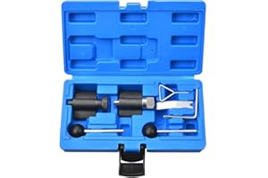 ZOOMTOOLS 7 pezzi Set di strumenti per cinghia dentata, kit di strumenti di fissaggio per albero motore motore Strumento di fasatura motore per VW 1.2 1.4 1.9 2.0 Strumento tenditore cinghia dentata