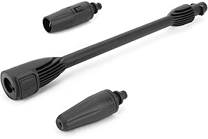 STYDDI Dual-Function Lance for Karcher K2-K7 Series Pressure Washer, Pressure Washer Replacement Lance with Dirt Blaster Rotating Turbo Nozzle and Adjustable Spray Nozzle