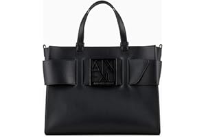 ARMANI EXCHANGE Essential, Susy, Shoulder Strap, Logo Belt, Big Tote Donna, Taglia Unica