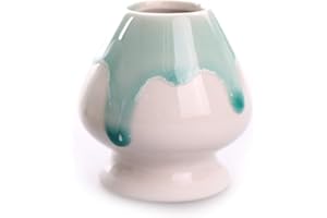 Goodwei Support de Fouet en Céramique "Chasentate"- Porte-Fouet Matcha | Accessoire Authentique de Cérémonie du Thé Japonais (Suiteki)