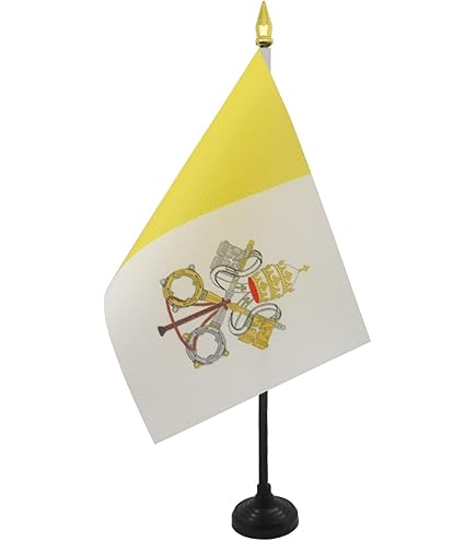 Denmark Table Flag 4'' X 6'' - Danish Desk Flag 15 X 10 Cm - View #3