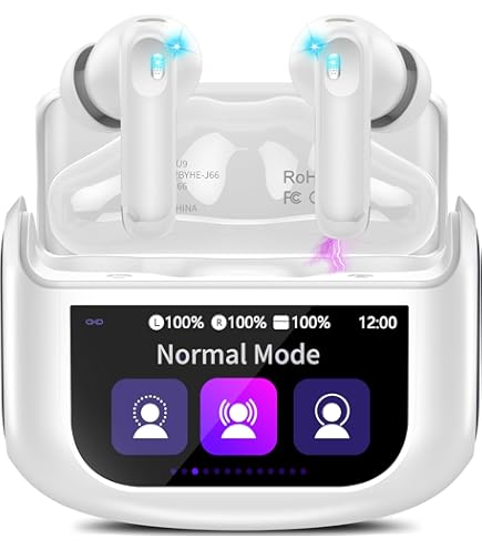 Thunelec Touchscreen Bluetooth hoofdtelefoon, 2026 in-ear hoofdtelefoon