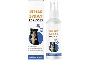 HFLWYWD No Chew Spray for Dogs,Bitter Spray For Dogs To Stop Chewing,Can Effectively Protect The Safety Of Furniture,Plant,Shoes,Valuables,120ML Effective Anti Chew Spray Natural Ingredients for Dogs (1pcs)
