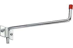 CONNEX Masidef member of the würth group DY222029 Gancio Diritto a Parete zincato, Girevole 60 x 215 x 50 mm, Grigio, 215 x 60 x 55 mm, Set di 10 Pezzi