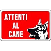 Pubblimania LABRADOR RETRIEVER NERO Cartello Targa Attenti Al Cane In Metallo Alluminio, Spessore 3mm (Cm 20x30 - Foto 11