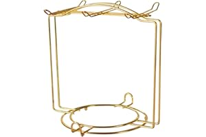 ISAKEN Supporto per Tazze da Tè in Acciaio Inox, Albero Porta Tazze Porta Tazzine da Caffè per 6 Tazzine Scolapiatti da Cucina